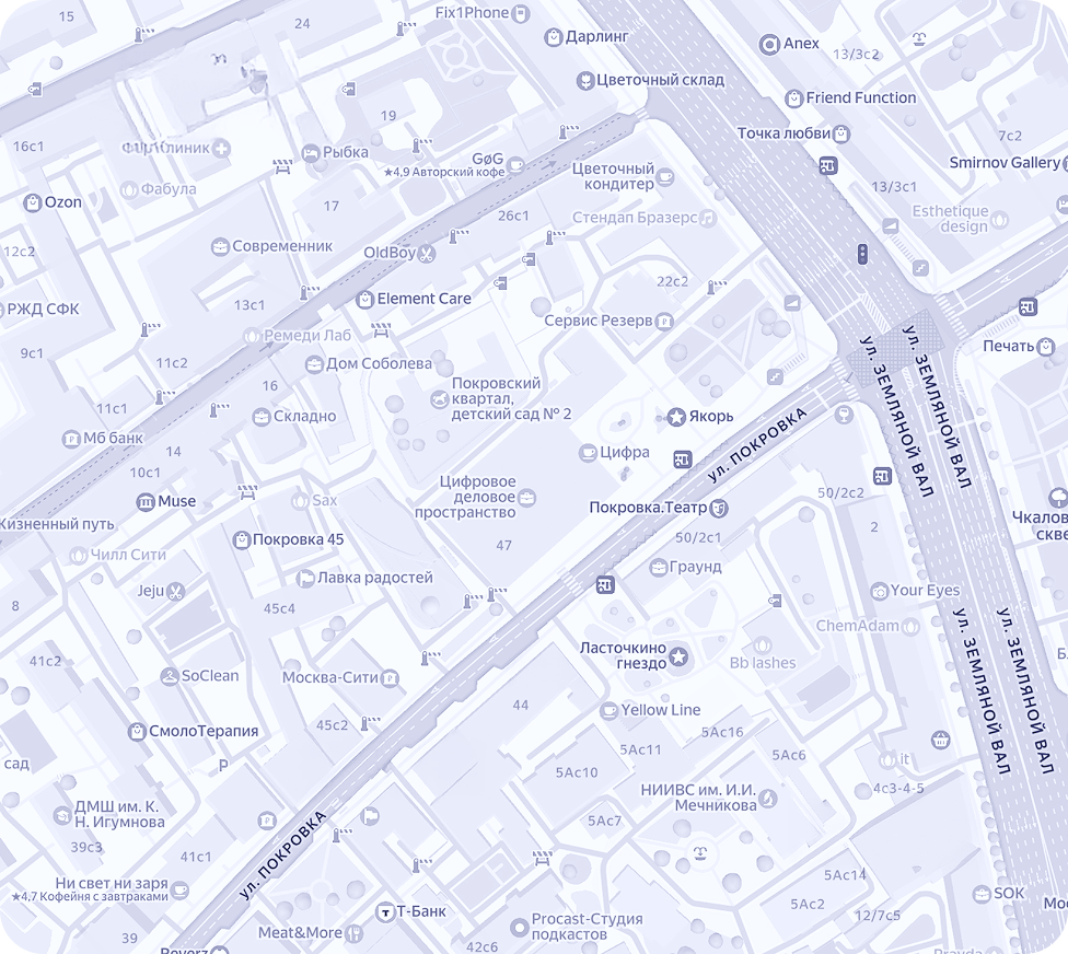 Карта расположения